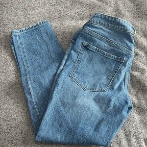 Old Navy High-Rise OG Straight Blue Jeans